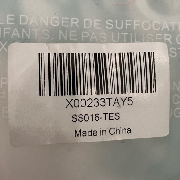 FITGLAM tankini style two piece - stylish black stripe with teal - size S - Picture 3 of 3